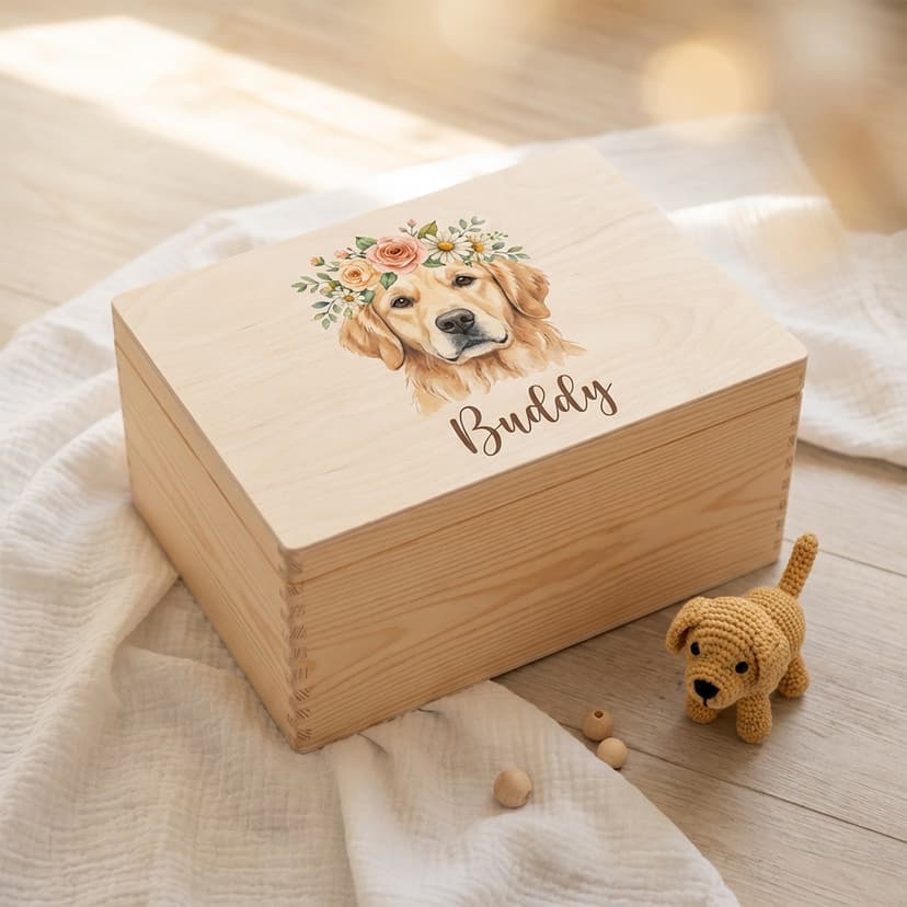 pfoten-erinnerungsbox Produktbild