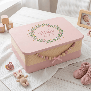 Blätterkranz mit Punkten