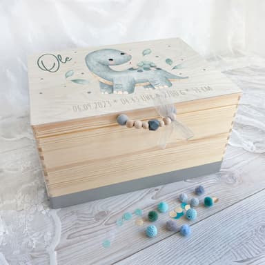 Dino mit Schildkröte