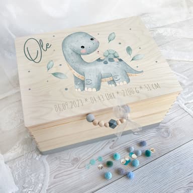 Dino mit Schildkröte